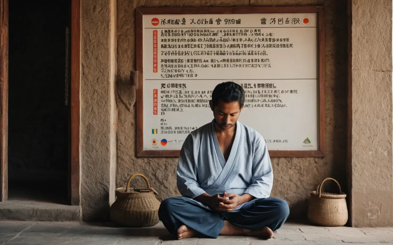 meditasyon odaklanma A minimalist composition showing a person sitting in quiet meditation with soft morning light illuminating their focused posture. The atmosphere is peaceful and serene without any text visible.