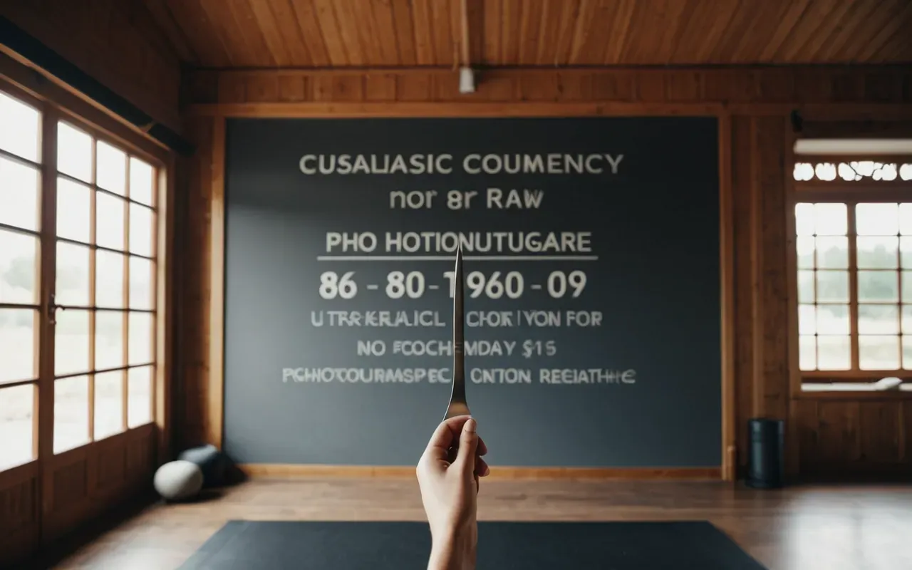denge ve huzur aracı A modern yoga studio with a person holding a tuning fork. The room is filled with natural light and the scene conveys a sense of balance and inner peace.